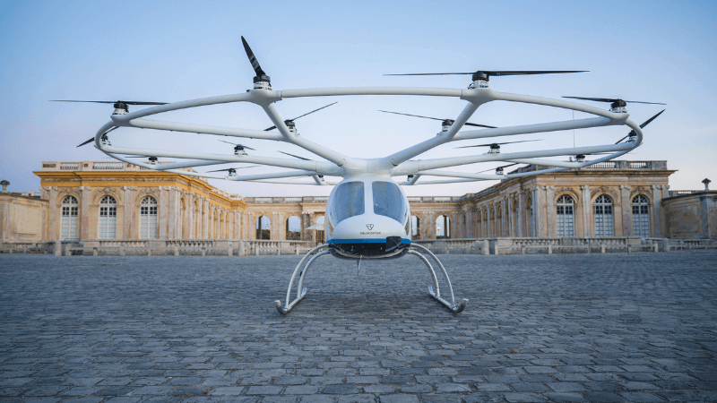 Volocopter Evtol In Front Of The Grand Trianon, Versailles (1) + Listing Image